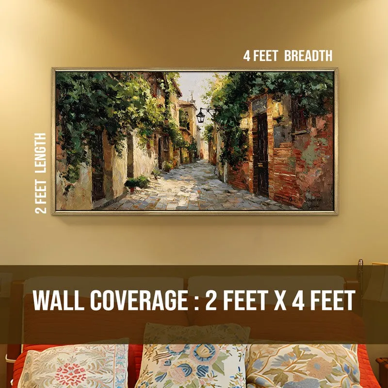 Narrowlane Canvas Wall Painting With Frame media 8