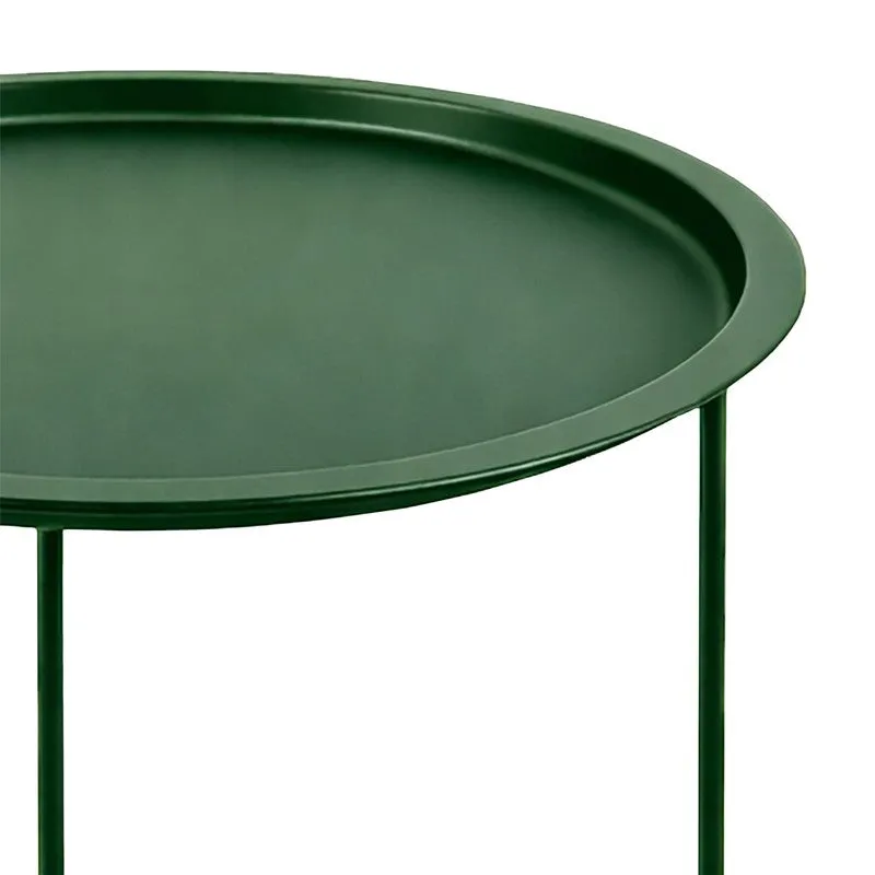 Cedar Metal Side Table - Green media 7