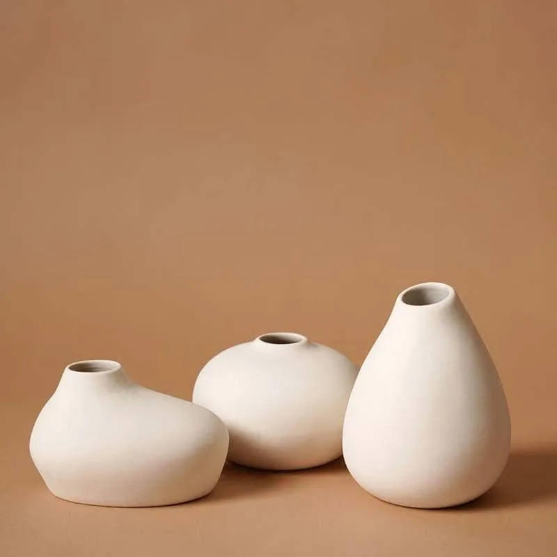 Esoteric Vases (White) - Set of Three media 1