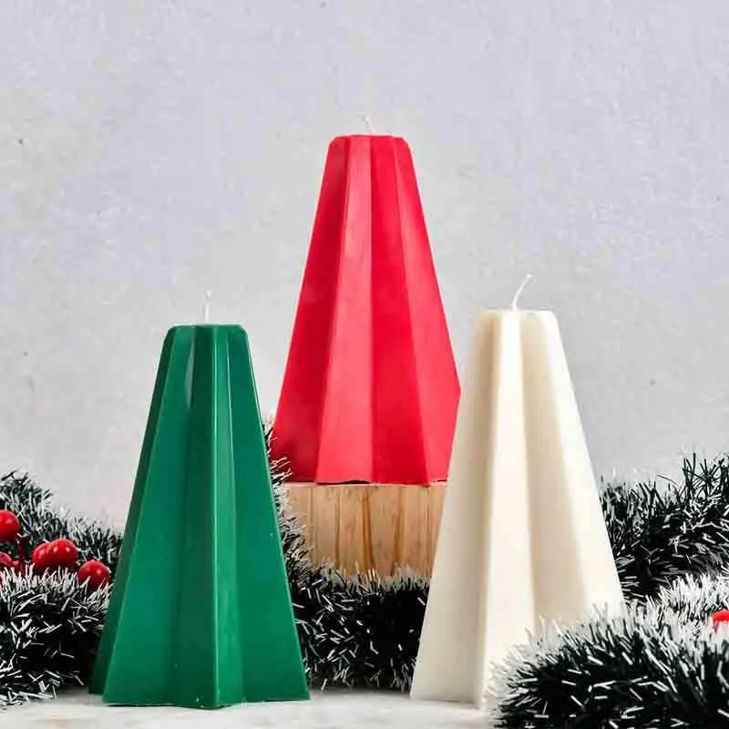 Combo of 3 Scented 'Hope' Pillar Candles media 4
