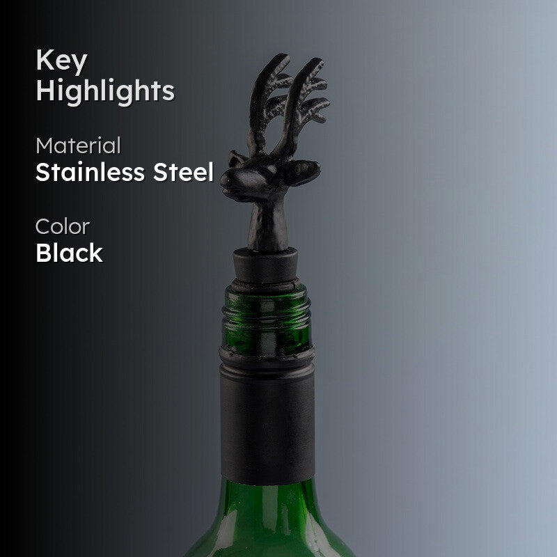 Noir Stag Stainless Steel Pourer - Black media 2