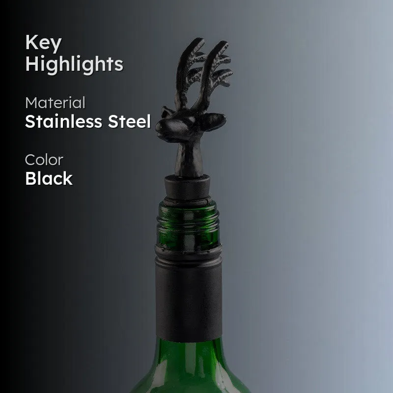 Noir Stag Stainless Steel Pourer - Black media 2