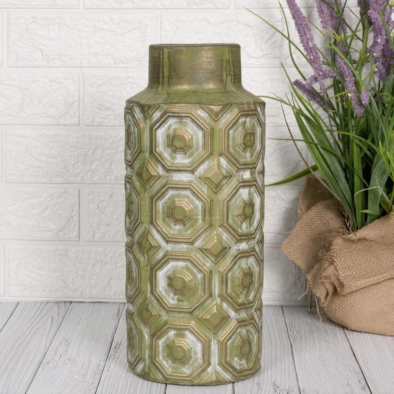 Fluid Veil Ceramic Vase - Large media 4