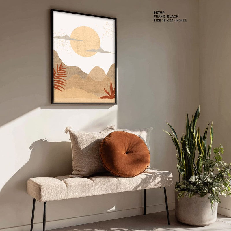 Dawn Archival Canvas Wall Art - Black Frame media 4