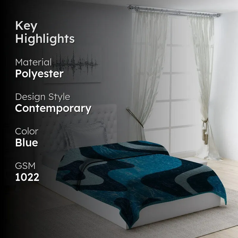 Monte Carlo Waves of Serenity Blanket (Blue)- 1022 GSM media 2