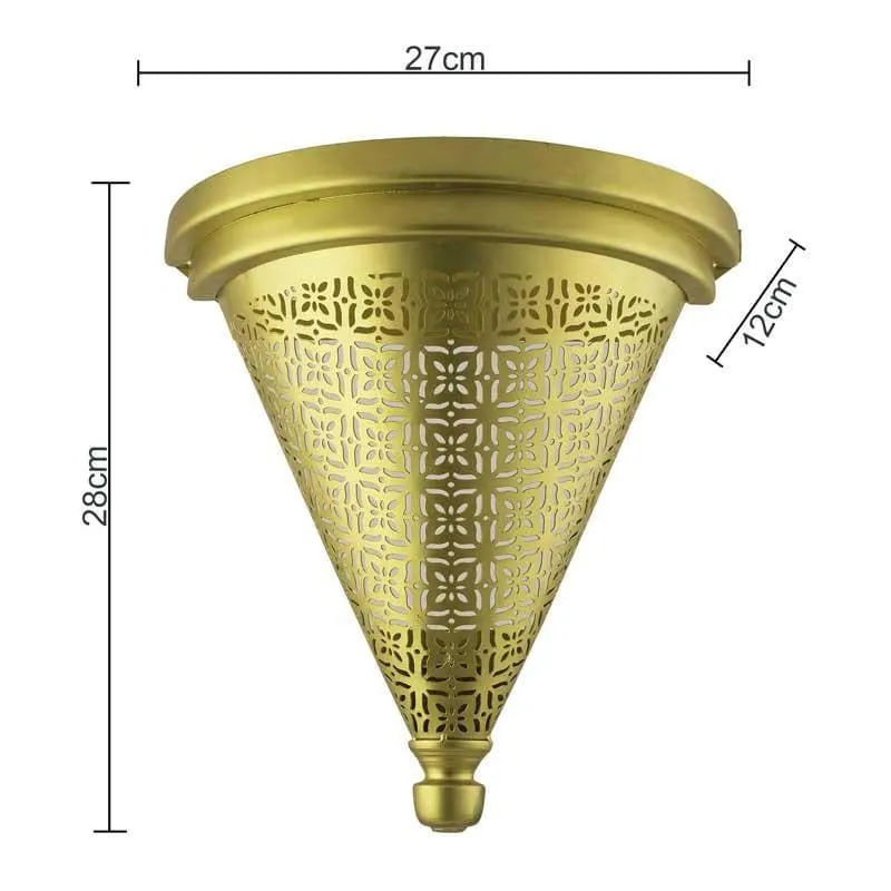 Glorious Conical Metal Wall Lamp media 6