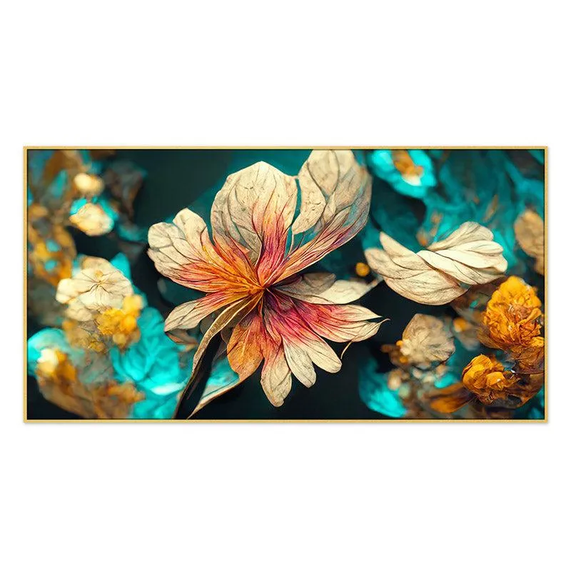 Riam Floral Wall Painting With Frame media 4