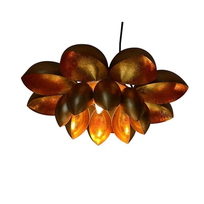 Kamal Metal Gold Ceiling Lamp media 3