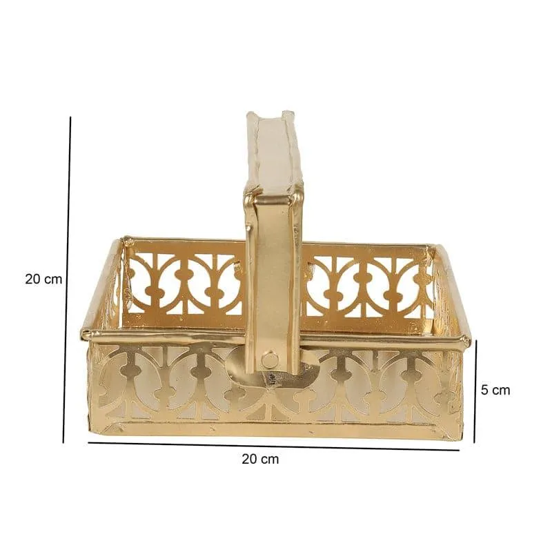 Arsh Square Iron Storage Basket media 7