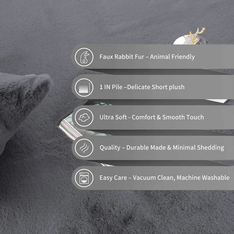 Dry Stride Microfiber Bath Mat - Grey media 6