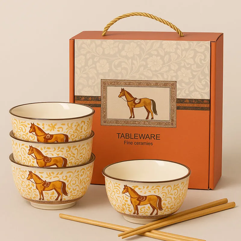 Chetak Ethnic Serving Bowl (300 mL) - Set Of Four media 5