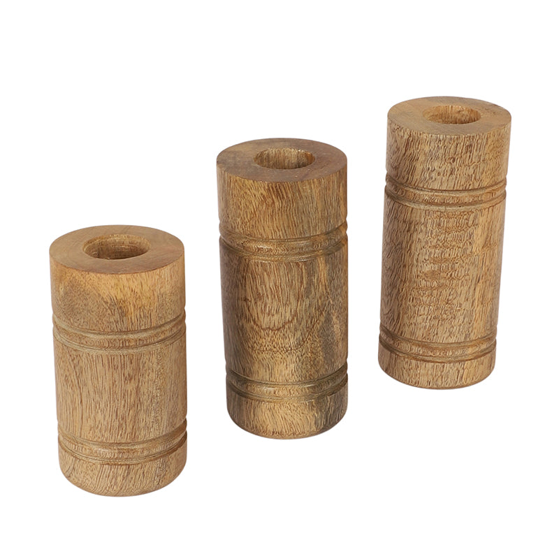 Kindra Mango Wood Candle - Set Of Three media 7