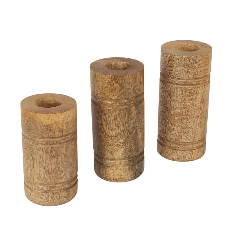 Kindra Mango Wood Candle - Set Of Three media 7