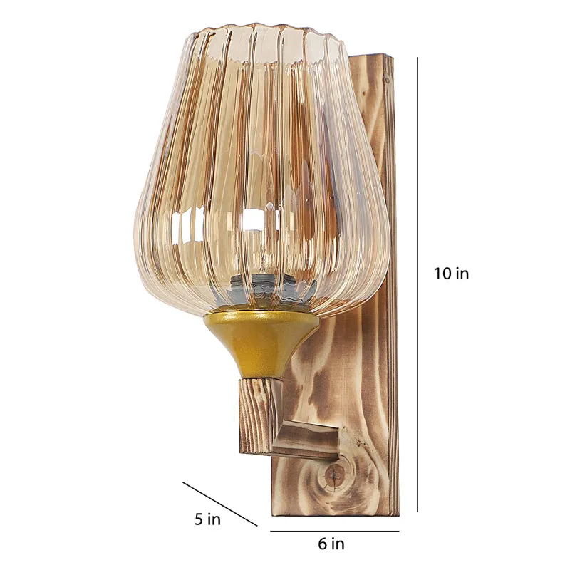 Muse Wooden Wall Lamp media 8