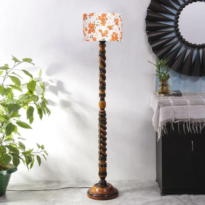 HaloCylinder Floor Lamp I (Floral) media 3