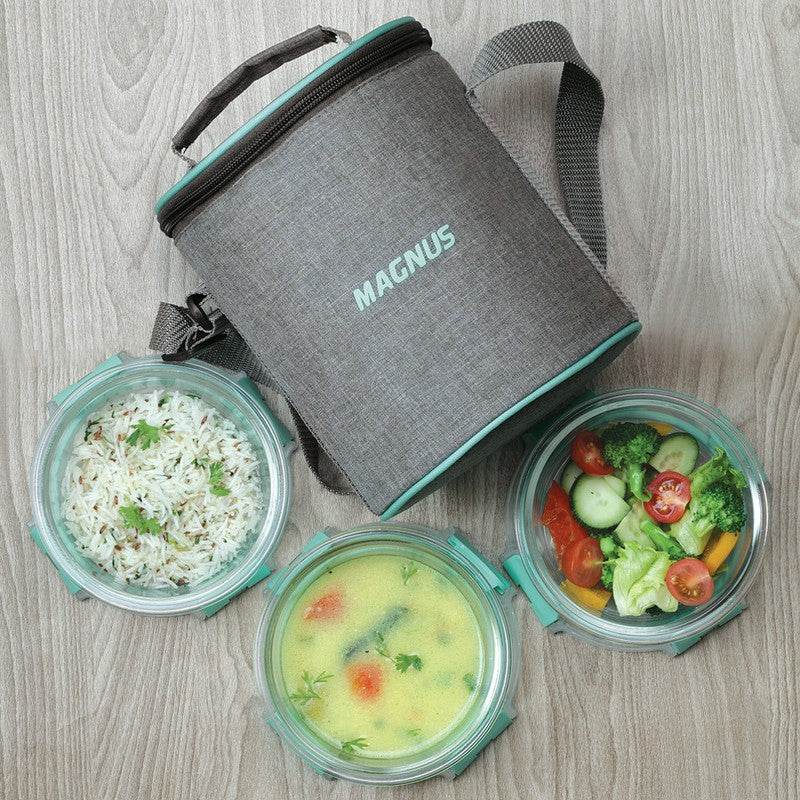 Aviro Snap Lunch Box with Lunch Bag - Four Piece Set media 4