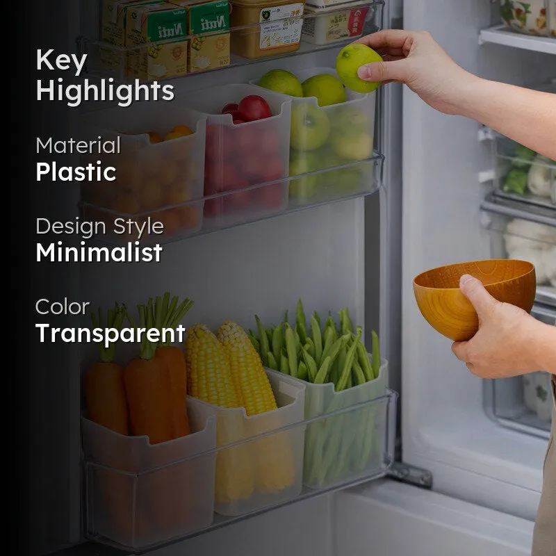 Transparent Plastic Containers (250 mL Each) - Set Of Six media 2