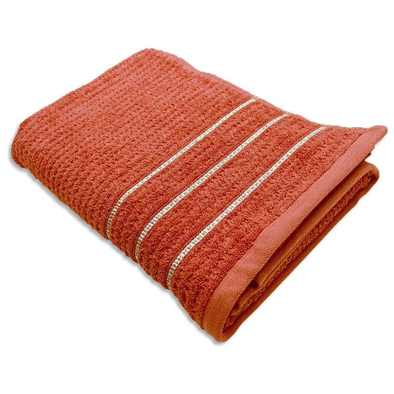 Lisse Cotton Bath Towel - Orange media 3