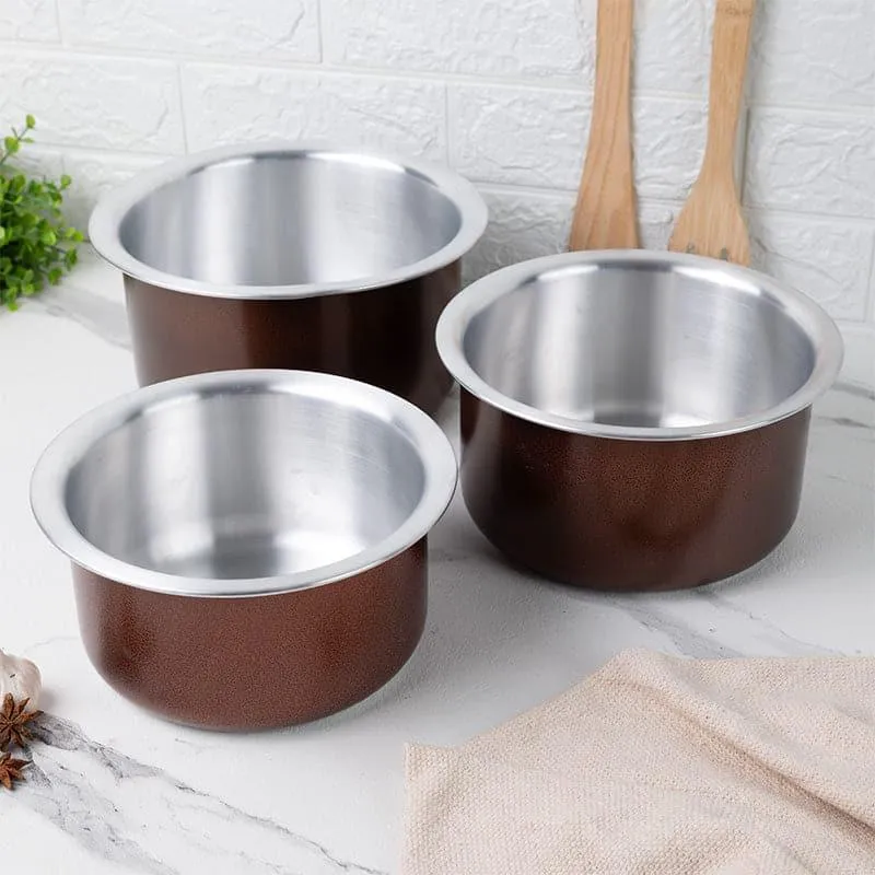 Flavor Twirl Aluminium Pot (2400/2900/3700 mL) - Set Of Three media 1
