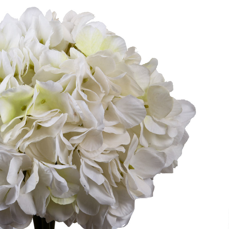 Artificial Realistic Hydrangea Flower Bouquet - White media 5