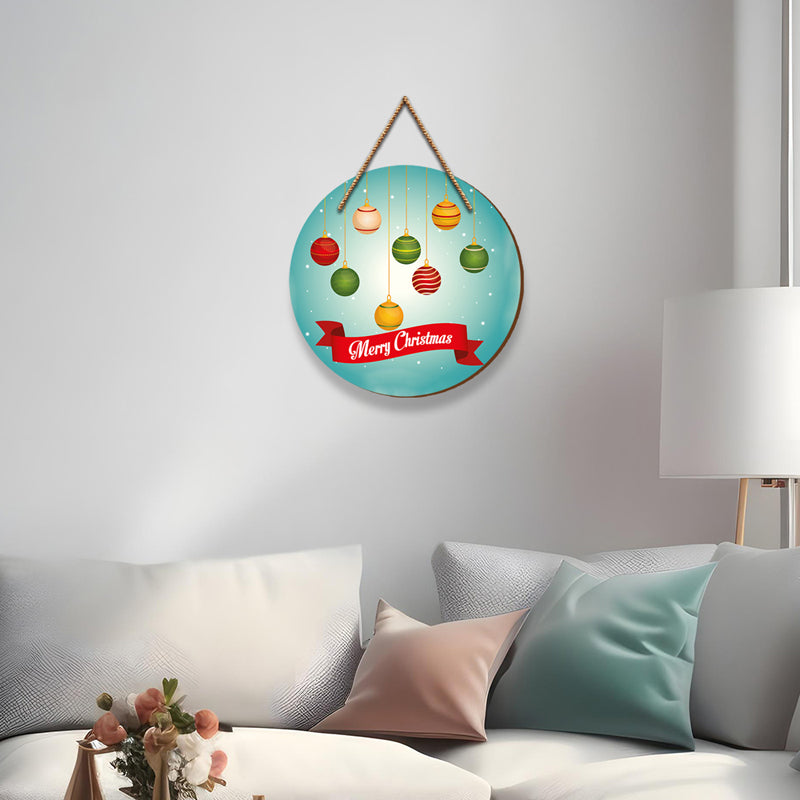 Season's Greetings Festive MDF Wall Hanging media 3
