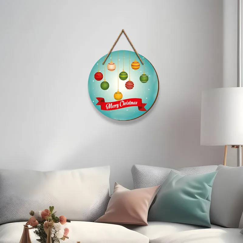 Season's Greetings Festive MDF Wall Hanging media 3
