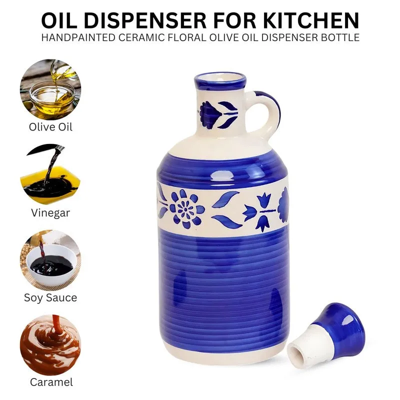 Farmhouse Ceramic Oil Dispenser - 1000 mL media 6