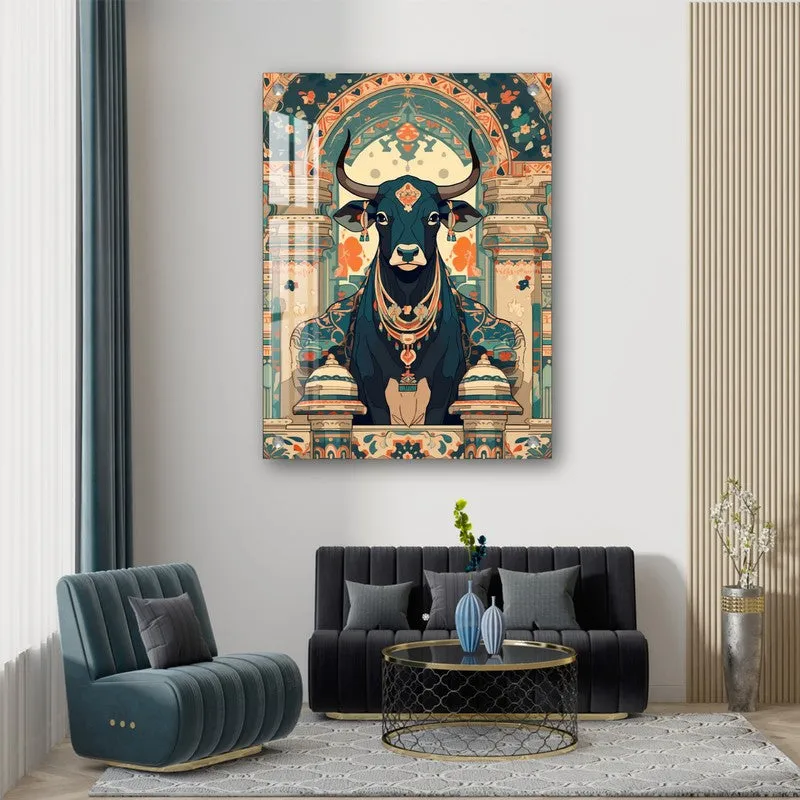 Gau Mata Sacred Energy Acrylic Wall Art media 6