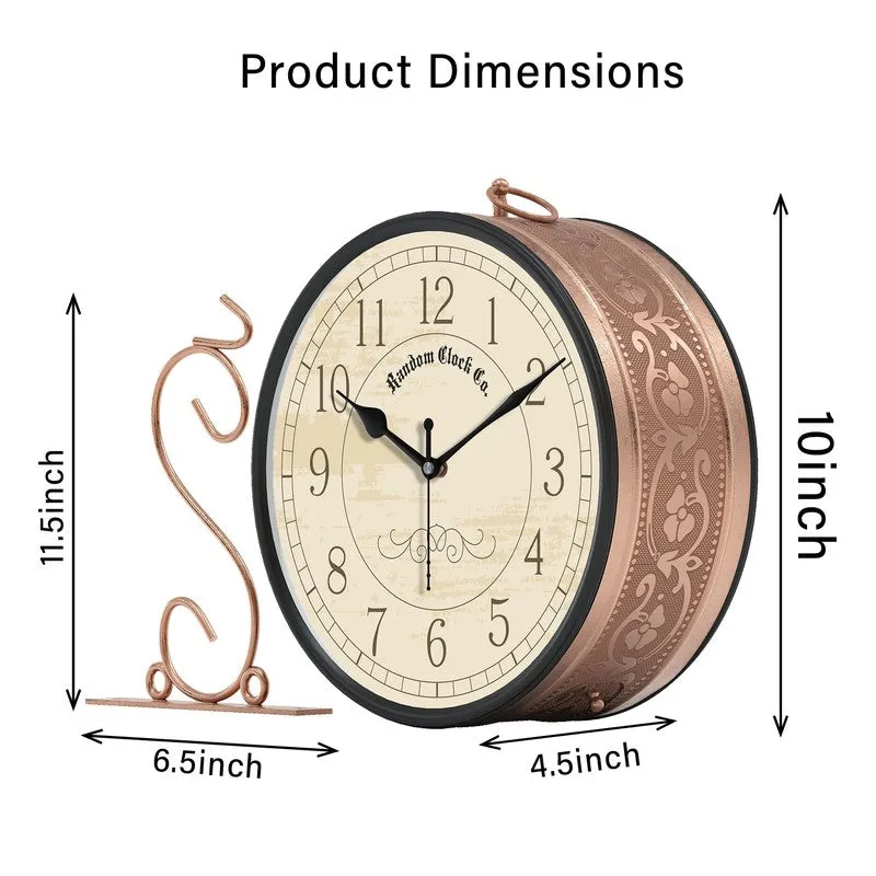 Heritageon Double Sided Wall Clock media 9