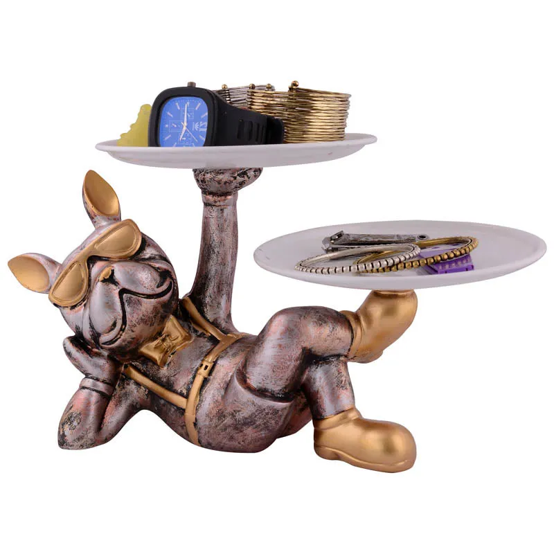 Chester Chic Painted Polyresin Show Piece - Copper media 3