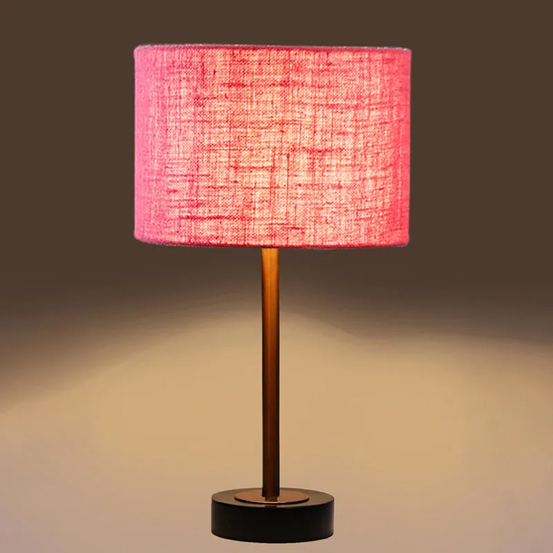 Sienna I Rodin Wooden Table Lamp - Pink,Copper,Black media 6