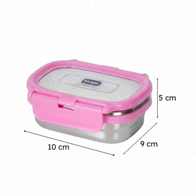 Yum Lock Insulated Lunch Box (Pink) - 150 mL media 9