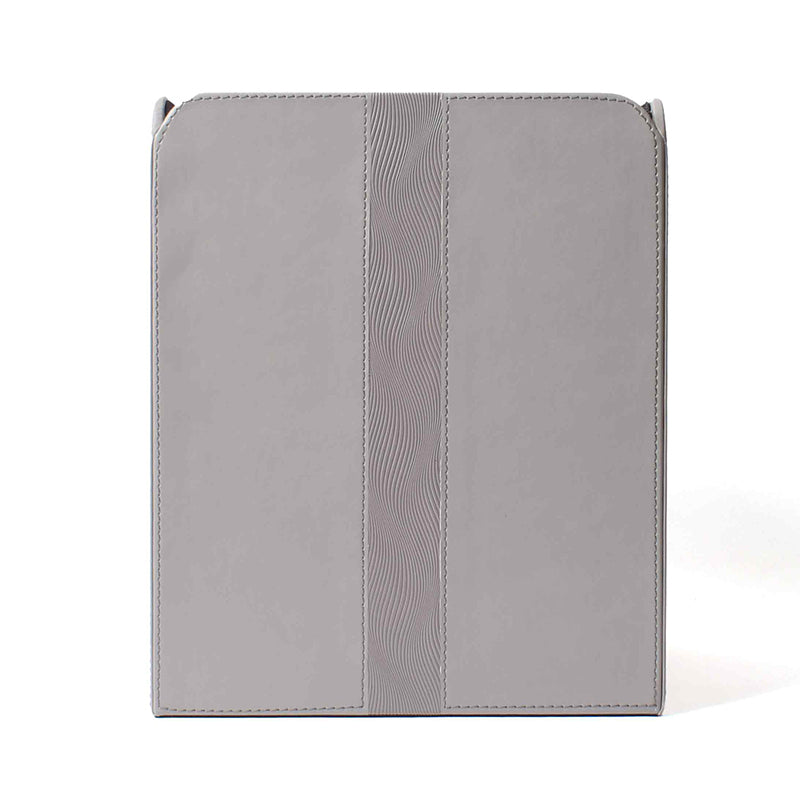 Veltrix Faux Leather Dust Bin - Grey media 6