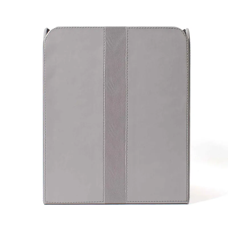 Veltrix Faux Leather Dust Bin - Grey media 6