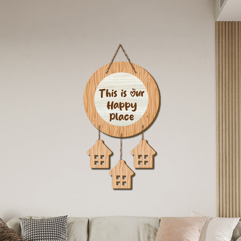 Our Happy Place Minimalistic MDF Wall Hanging media 4