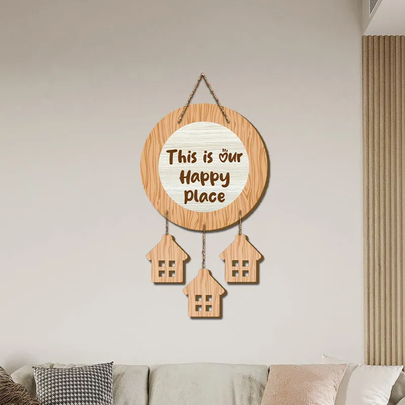 Our Happy Place Minimalistic MDF Wall Hanging media 4