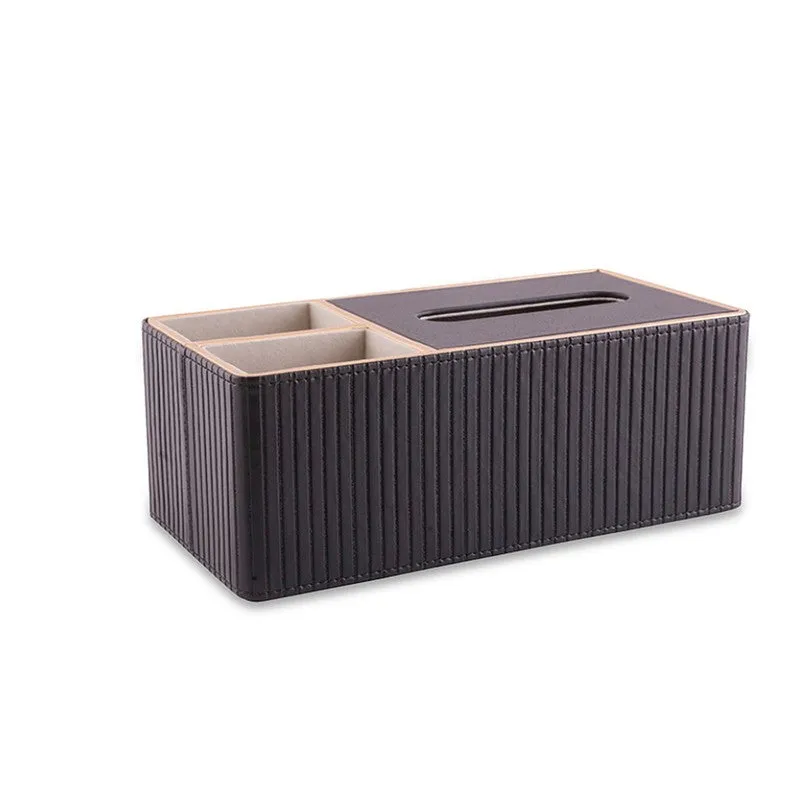 AarviDecor ContourCraft Faux Leather Tissue Holder media 5