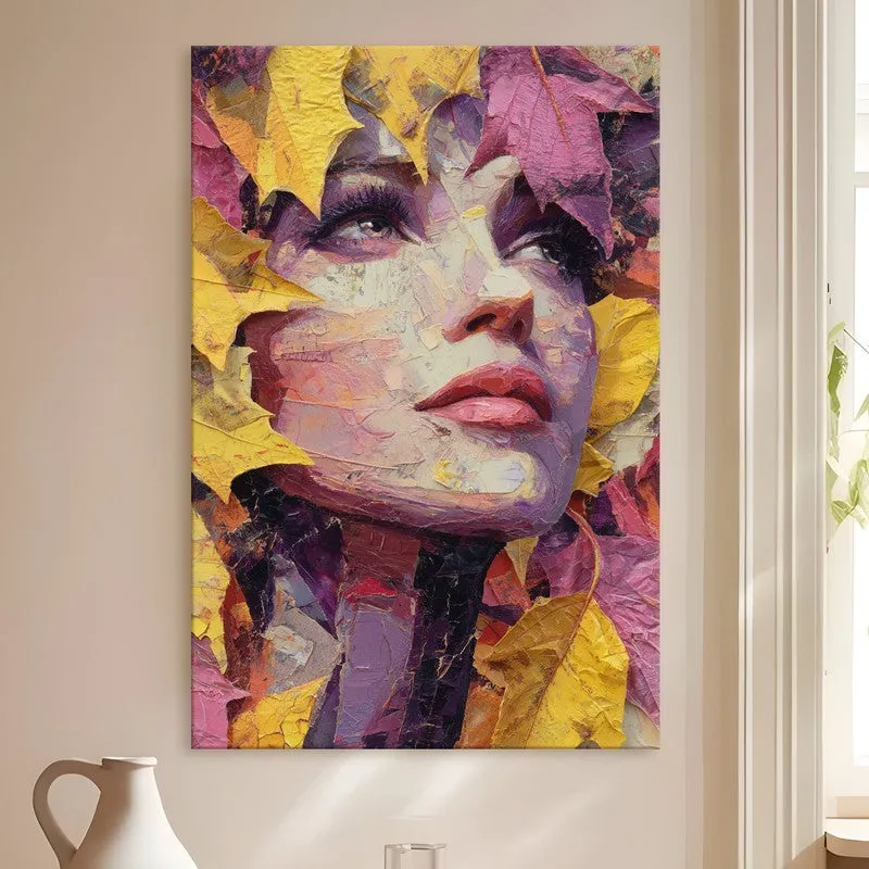 Ethereal Muse Portrait Canvas Wall Art media 4