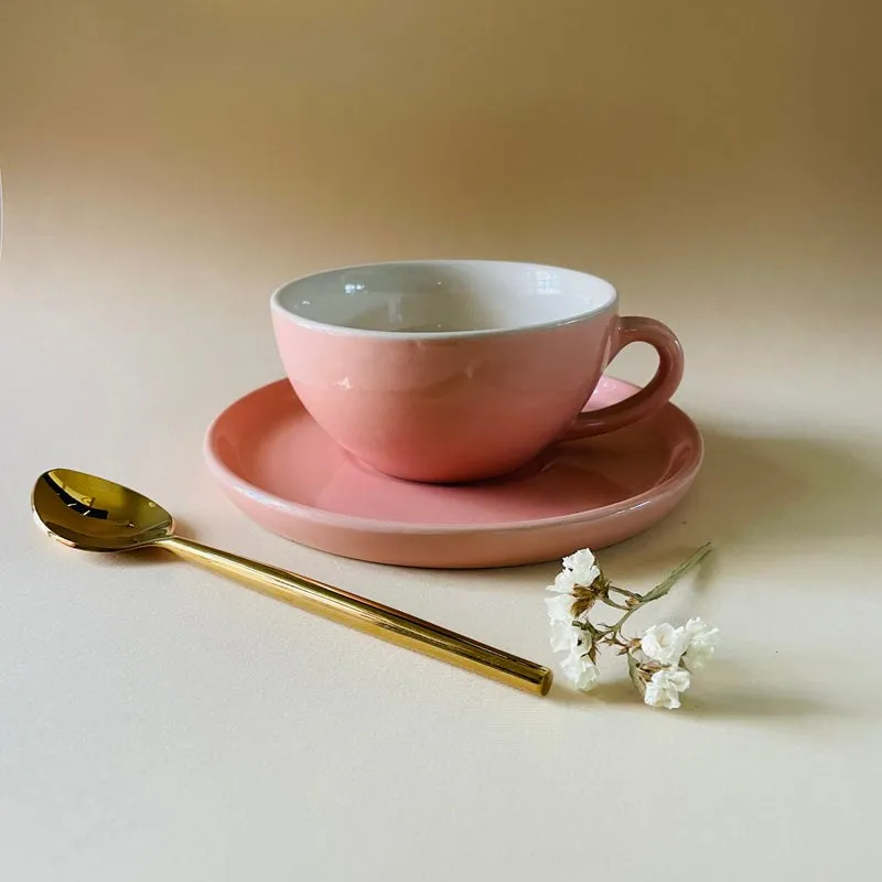 Carsten Cup & Saucer (Pink) - 240 ML media 1