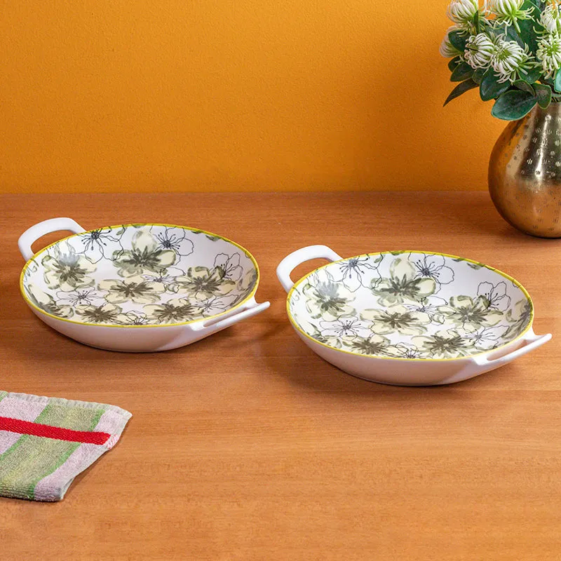 Garden Grace Porcelain Platter - Set Of Two - 3