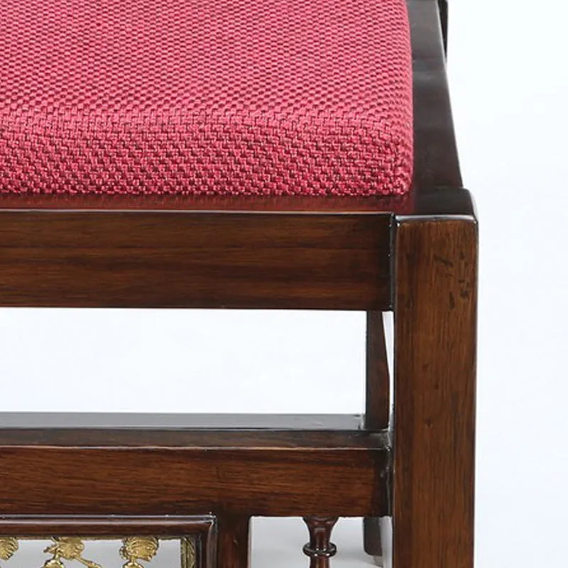 Coco Teak Wood Pouffe media 5