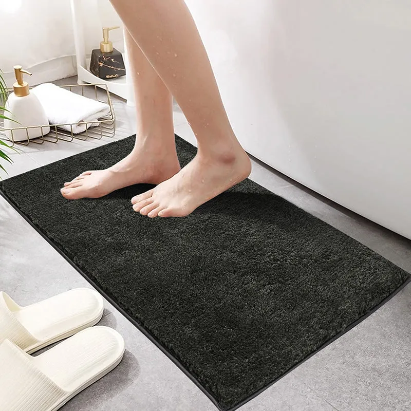 Lois Anti Skid Bath Mat - Grey media 1