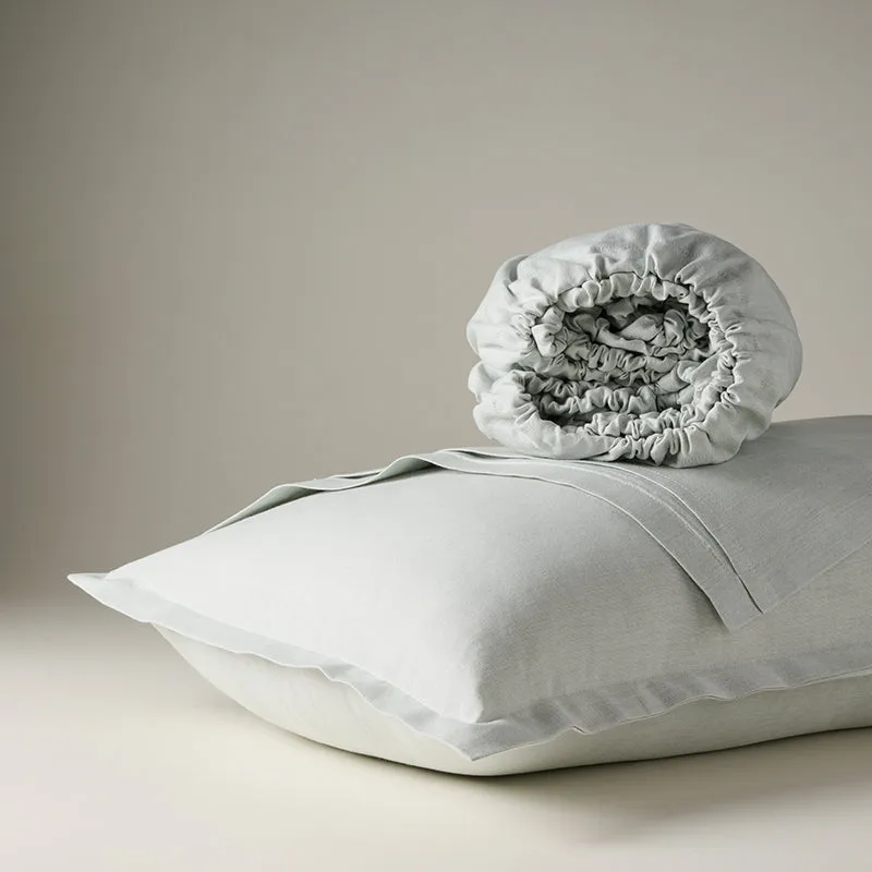 Lunar Weaves Bed Sheet - Tinsel Bamboo Cotton Bedsheet - 130 GSM media 7