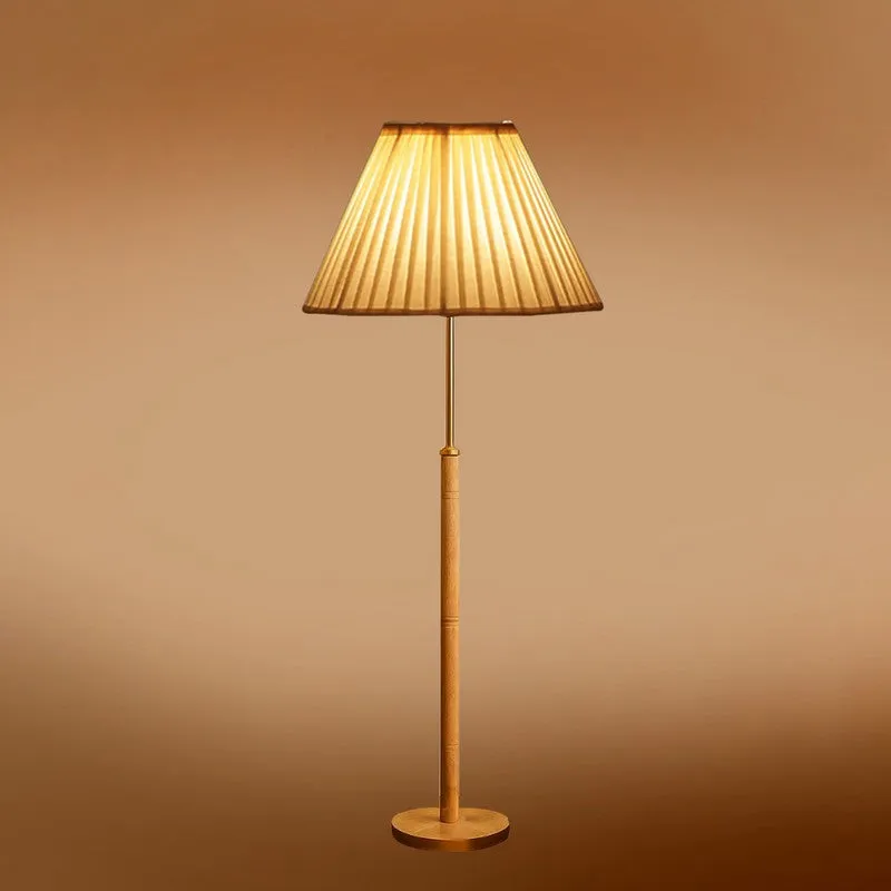 Sand Dune Wooden Floor Lamp - White media 7