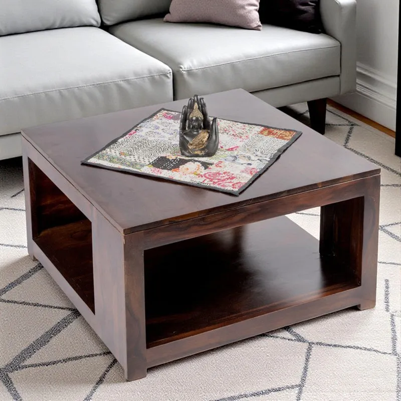 Brixon Sheesham Wooden Center Table - Brown media 1