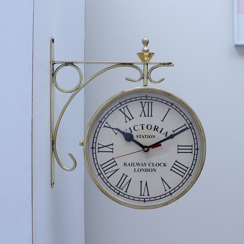 The Grand Dial Brass Wall Clock - Small