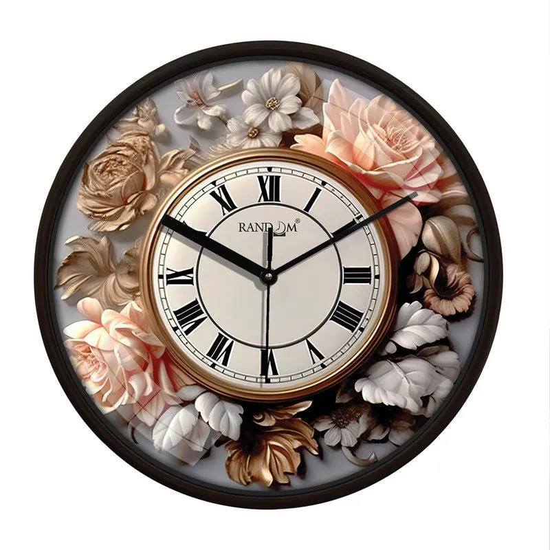 Talia Floral Wall Clock media 3