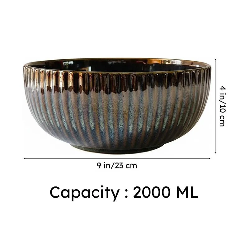 Olive Glow Serving Bowl - 2000 ML media 8