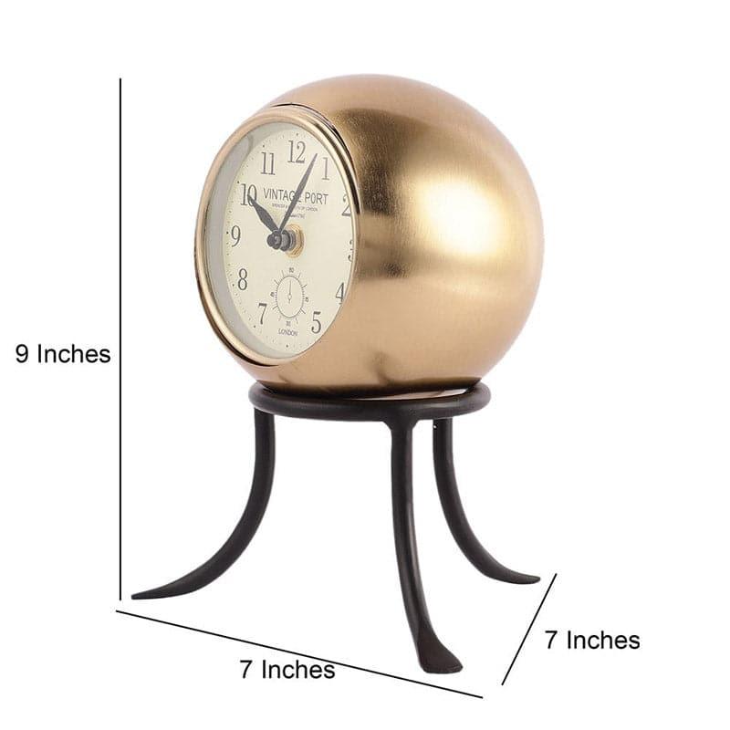 Roxy Table Clock - Gold media 3