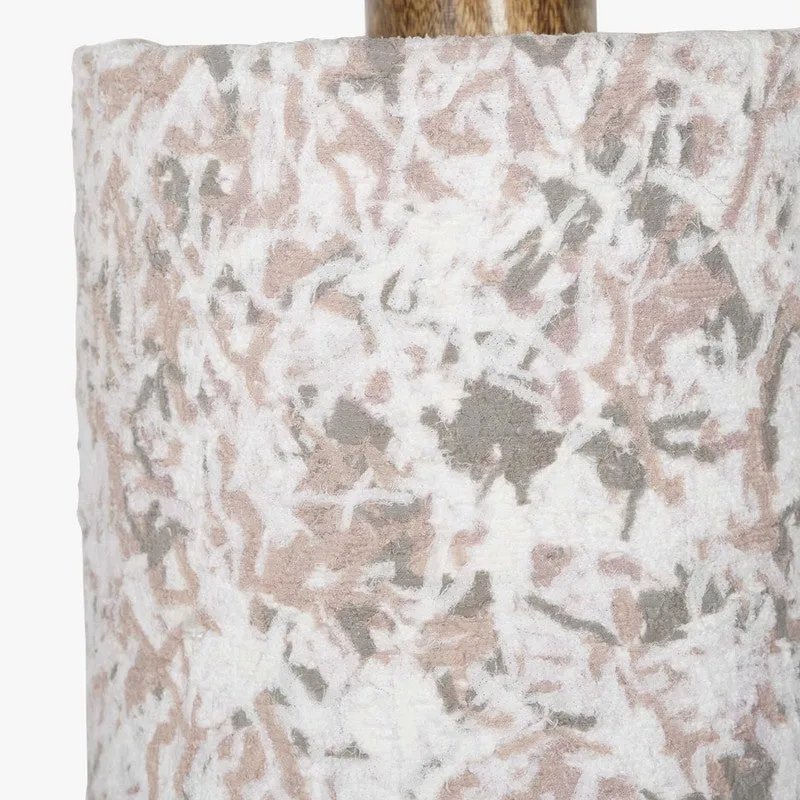 Orange Tree Flake Fabric Ceiling Lamp - Beige media 4